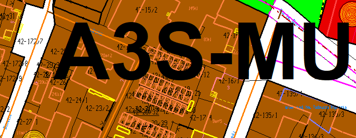 Mapa - teren zabudowy śródmiejskiej